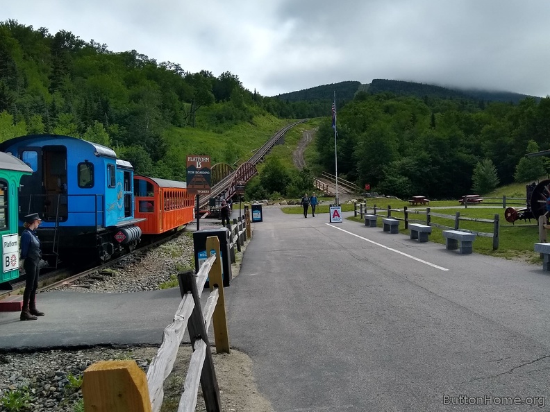 Mount Washington Cog Railway in NH